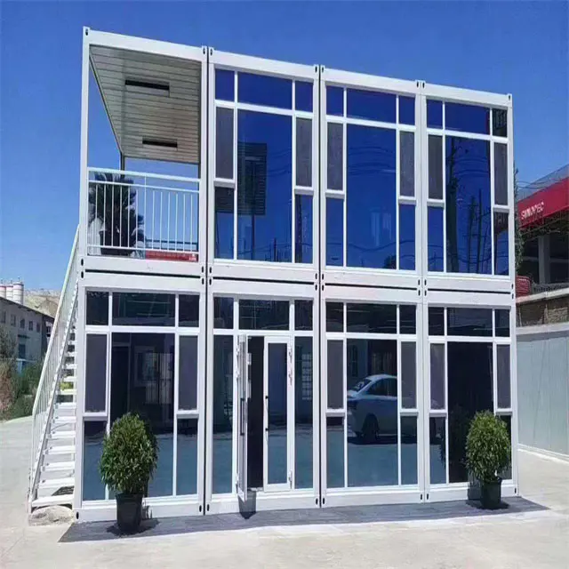 Casă de containere cu pachet plat