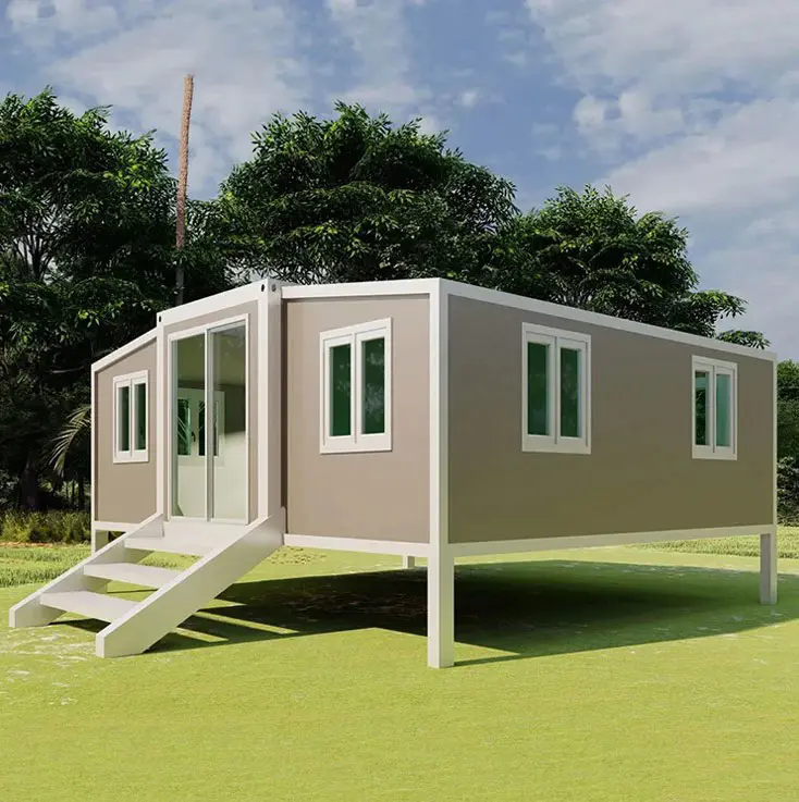 Casă de containere extensibilă